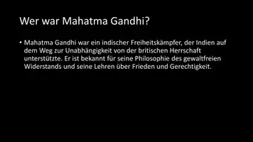Vorschau - Arbeitsblätter - AB mit Fragen zum Thema "Mahatma Gandhi" + Lösungsblatt + Infografik - Seite 3