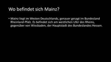 Vorschau - Arbeitsblätter - AB mit Fragen zum Thema "Mainz" + Lösungsblatt + Infografik - Seite 3