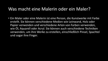 Vorschau - Arbeitsblätter - AB mit Fragen zum Thema "Malerinnen und Maler" + Lösungsblatt + Infografik - Seite 3