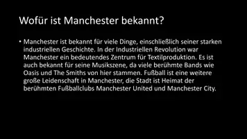 Vorschau - Arbeitsblätter - AB mit Fragen zum Thema "Manchester" + Lösungsblatt - Seite 2