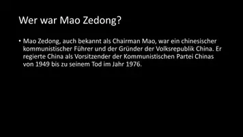 Vorschau - Arbeitsblätter - AB mit Fragen zum Thema "Mao Zedong" + Lösungsblatt + Infografik - Seite 3