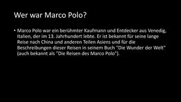 Vorschau - Arbeitsblätter - AB mit Fragen zum Thema "Marco Polo" + Lösungsblatt + Infografik - Seite 3