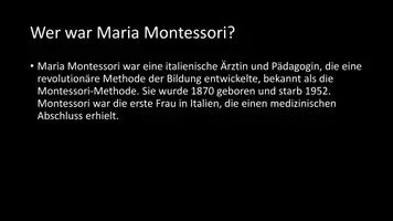 Vorschau - Arbeitsblätter - AB mit Fragen zum Thema "Maria Montessori" + Lösungsblatt + Infografik - Seite 3