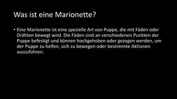 Vorschau - Arbeitsblätter - AB mit Fragen zum Thema "Marionetten" + Lösungsblatt + Infografik - Seite 3