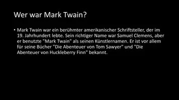 Vorschau - Arbeitsblätter - AB mit Fragen zum Thema "Mark Twain" + Lösungsblatt + Infografik - Seite 3