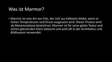 Vorschau - Arbeitsblätter - AB mit Fragen zum Thema "Marmor" + Lösungsblatt - Seite 2