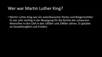 Vorschau - Arbeitsblätter - AB mit Fragen zum Thema "Martin Luther King" + Lösungsblatt + Infografik - Seite 2