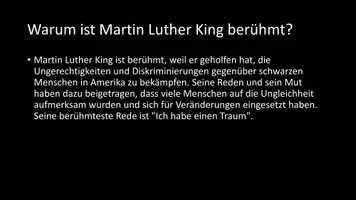 Vorschau - Arbeitsblätter - AB mit Fragen zum Thema "Martin Luther King" + Lösungsblatt + Infografik - Seite 3