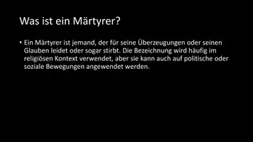 Vorschau - Arbeitsblätter - AB mit Fragen zum Thema "Märtyrer" + Lösungsblatt + Infografik - Seite 3