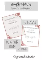 Vorschau - Poster - Grußkärtchen zum Schulbeginn - Deckblatt