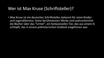Vorschau - Arbeitsblätter - AB mit Fragen zum Thema "Max Kruse (Schriftsteller)" + Lösungsblatt - Seite 2