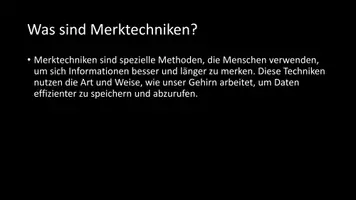 Vorschau - Arbeitsblätter - AB mit Fragen zum Thema "Merktechniken" + Lösungsblatt - Seite 2