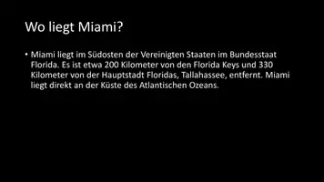 Vorschau - Arbeitsblätter - AB mit Fragen zum Thema "Miami" + Lösungsblatt - Seite 3