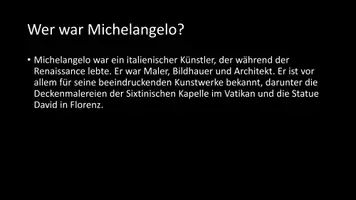 Vorschau - Arbeitsblätter - AB mit Fragen zum Thema "Michelangelo" + Lösungsblatt + Infografik - Seite 3