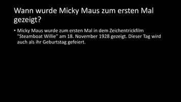 Vorschau - Arbeitsblätter - AB mit Fragen zum Thema "Micky Maus" + Lösungsblatt - Seite 3