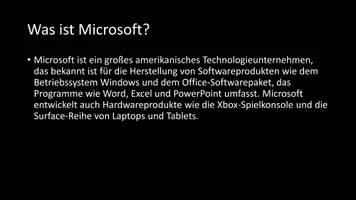 Vorschau - Arbeitsblätter - AB mit Fragen zum Thema "Microsoft" + Lösungsblatt - Deckblatt