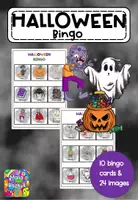 anteprima - Flashcard - Pacchetto di attività per Halloween - Halloween Activity Pack - Pagina 1