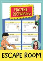 Vorschau - Arbeitsblätter - Mathematik Escape Rooms – wachsendes Paket - Seite 1