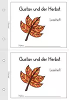 Vorschau - Arbeitsblätter - Leseheft sinnentnehmendes Lesen - Gustav und der Herbst - Klasse 2+3 - Seite 1