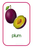 Vista previa - Decoración del aula - Flashcards de las frutas en inglés - Fruit Flashcards - página 1