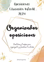 Vista previa - Para docentes: organización, planificación y formación - Organizador opos Educación 2024 - Portada
