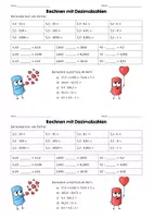 Vorschau - Arbeitsblätter - Alles zu "Dezimalzahlen" (MATERIALPAKET) - Seite 3