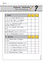 Vorschau - Arbeitsblätter - Deutsch: Aufsatz Selbsteinschätzung & Rückmeldung - Seite 3