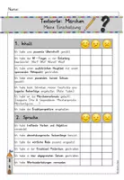 Vorschau - Arbeitsblätter - Deutsch: Märchen Selbsteinschätzung & Rückmeldung - Seite 3
