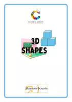 anteprima - Materiale per pittura e bricolage - 3D Shapes Worksheets - Pagina di copertina