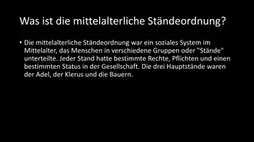 Vorschau - Arbeitsblätter - AB mit Fragen zum Thema "Mittelalterliche Ständeordnung" + Lösungsblatt + Infografik - Seite 3
