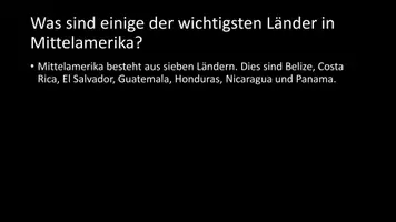 Vorschau - Arbeitsblätter - AB mit Fragen zum Thema "Mittelamerika" + Lösungsblatt + Infografik - Seite 3