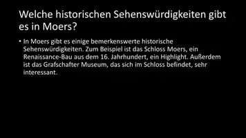 Vorschau - Arbeitsblätter - AB mit Fragen zum Thema "Moers" + Lösungsblatt - Seite 3