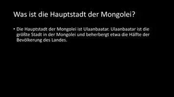 Vorschau - Arbeitsblätter - AB mit Fragen zum Thema "Mongolei" + Lösungsblatt + Infografik - Seite 3