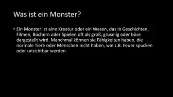 Vorschau - Arbeitsblätter - AB mit Fragen zum Thema "Monster" + Lösungsblatt - Seite 2