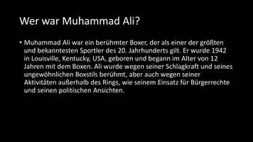 Vorschau - Arbeitsblätter - AB mit Fragen zum Thema "Muhammad Ali" + Lösungsblatt + Infografik - Seite 3