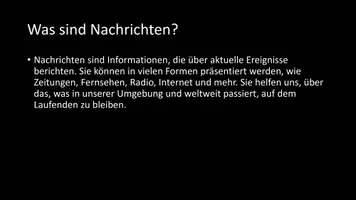 Vorschau - Arbeitsblätter - AB mit Fragen zum Thema "Nachrichten" + Lösungsblatt + Infografik - Seite 3