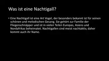 Vorschau - Arbeitsblätter - AB mit Fragen zum Thema "Nachtigall" + Lösungsblatt - Seite 2