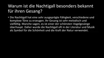 Vorschau - Arbeitsblätter - AB mit Fragen zum Thema "Nachtigall" + Lösungsblatt - Seite 3