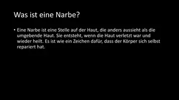 Vorschau - Arbeitsblätter - AB mit Fragen zum Thema "Narben" + Lösungsblatt + Infografik - Seite 3
