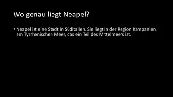 Vorschau - Arbeitsblätter - AB mit Fragen zum Thema "Neapel" + Lösungsblatt - Seite 2