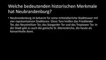 Vorschau - Arbeitsblätter - AB mit Fragen zum Thema "Neubrandenburg" + Lösungsblatt - Seite 3