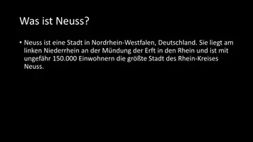 Vorschau - Arbeitsblätter - AB mit Fragen zum Thema "Neuss" + Lösungsblatt - Seite 2