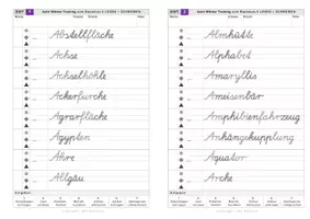 Vorschau - Arbeitsblätter - Schreibtraining in SAS - Wörter mit schwierigen Buchstaben - Seite 2