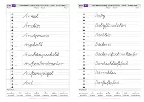 Vorschau - Arbeitsblätter - Schreibtraining in SAS - Wörter mit schwierigen Buchstaben - Seite 3