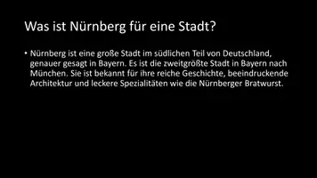 Vorschau - Arbeitsblätter - AB mit Fragen zum Thema "Nürnberg" + Lösungsblatt + Infografik - Seite 3