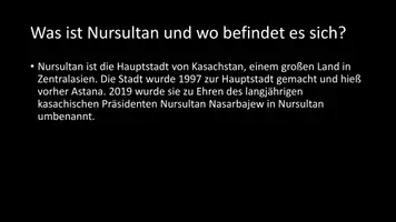 Vorschau - Arbeitsblätter - AB mit Fragen zum Thema "Nursultan" + Lösungsblatt - Seite 2