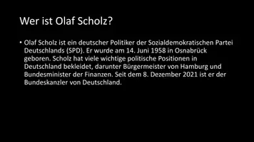 Vorschau - Arbeitsblätter - AB mit Fragen zum Thema "Olaf Scholz" + Lösungsblatt + Infografik - Seite 3