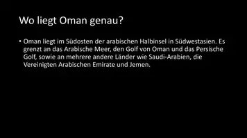 Vorschau - Arbeitsblätter - AB mit Fragen zum Thema "Oman" + Lösungsblatt - Seite 2