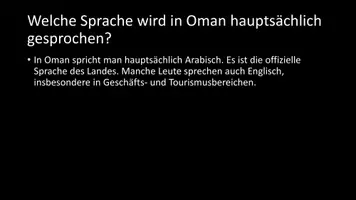 Vorschau - Arbeitsblätter - AB mit Fragen zum Thema "Oman" + Lösungsblatt - Seite 3