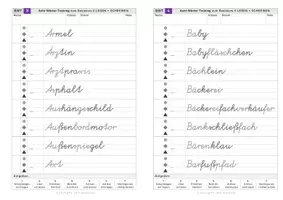 Vorschau - Arbeitsblätter - Schreibtraining in VA - Wörter mit schwierigen Buchstaben - Seite 3